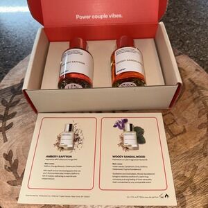 Dossier Love Match Set Better Together Set of 2 Ambery Saffron &Woody Sandalwood